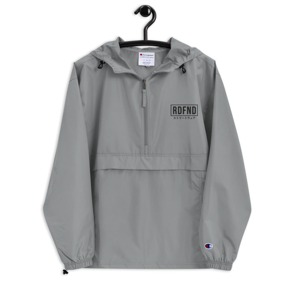 Embroidered Graphite Champion Jacket