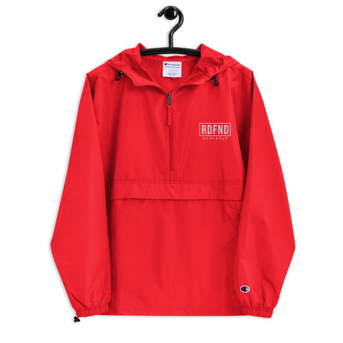 Embroidered Red Champion Jacket